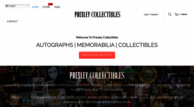 presleycollectibles.com