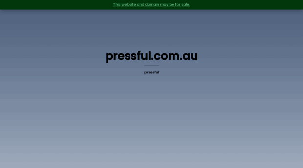 pressful.com.au