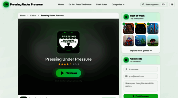 pressingunderpressure.com