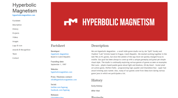 presskit.hyperbolicmagnetism.com