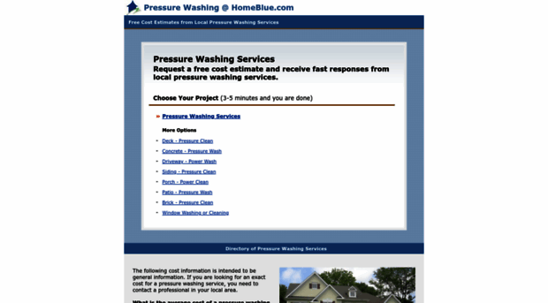 pressure-washing.homeblue.com