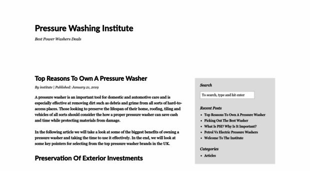 pressurewashinginstitute.com