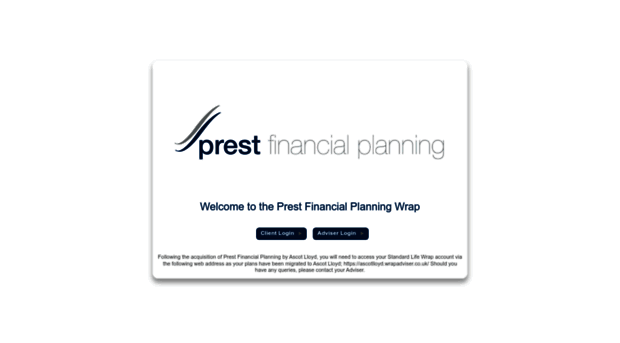 prestfinancial.wrapadviser.co.uk