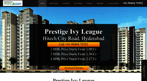 prestigeivyleaguehyderabad.co.in