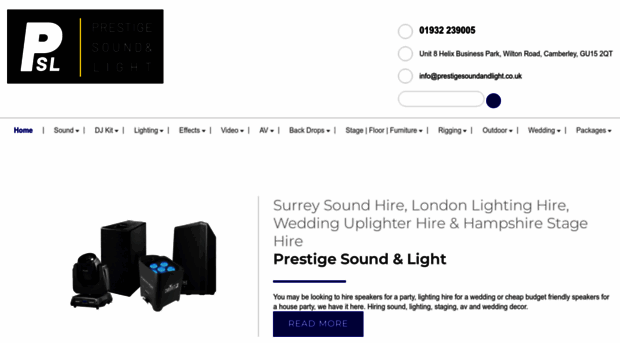 prestigesoundandlight.co.uk