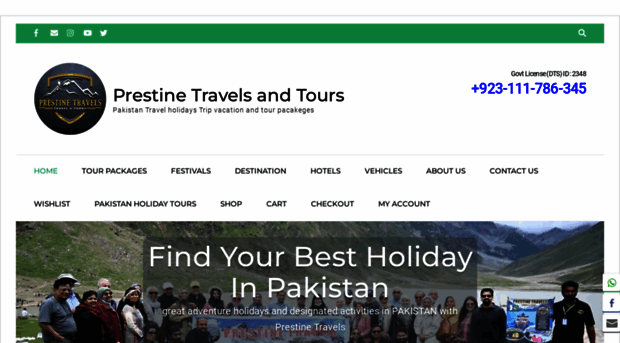 prestinetravels.com