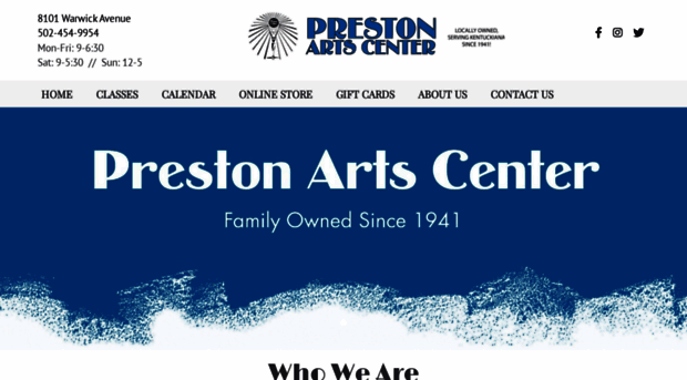 prestonartscenter.com