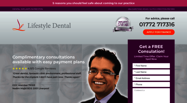 prestondentalimplants.co.uk