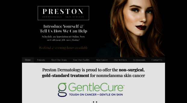 prestondermatology.com