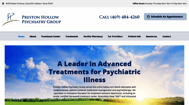 prestonhollowpsychiatry.com