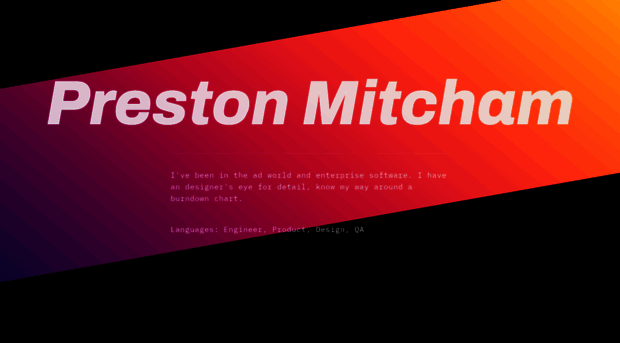 prestonmitcham.com