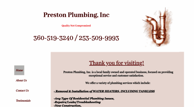 prestonplumbing.net