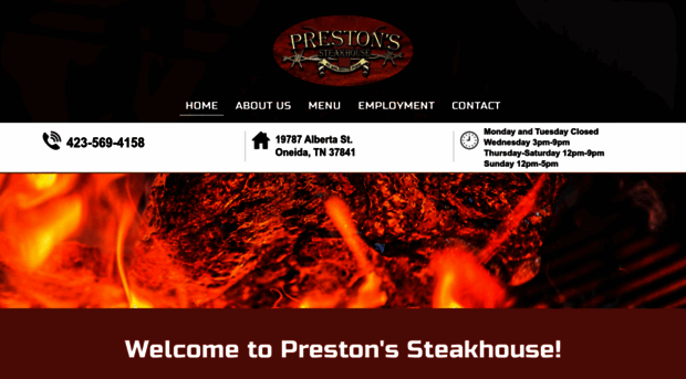 prestons-steakhouse.com