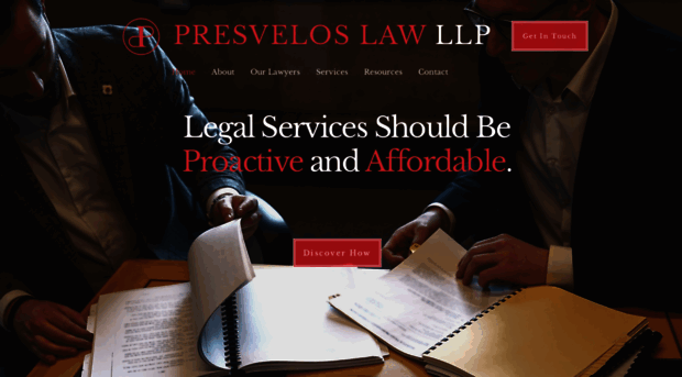 presveloslaw.com