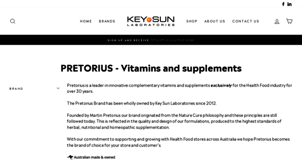 pretoriusvitamins.com.au