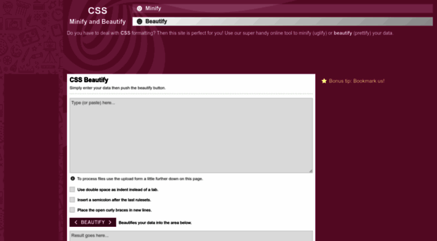 prettifycss.com