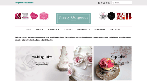 prettygorgeouscakecompany.co.uk