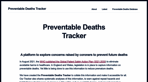 preventabledeathstracker.net