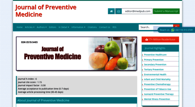 preventive-medicine.imedpub.com