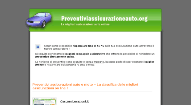 preventiviassicurazioneauto.org