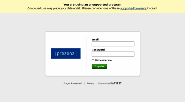 prezenz.harvestapp.com