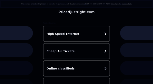 pricedjustright.com