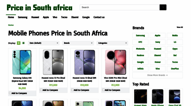 priceinsouthafrica.com