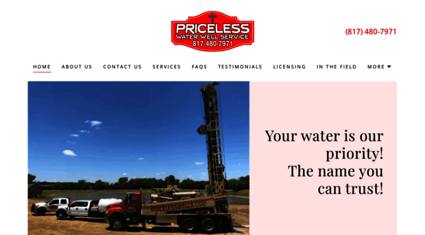 pricelesswaterwellservices.com