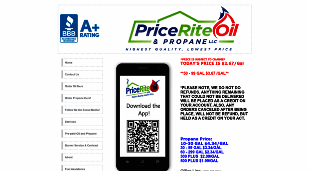 priceriteoil.net