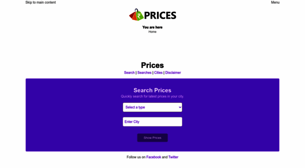 prices.org.in