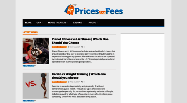 pricesandfees.com