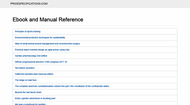 pricespecifications.com