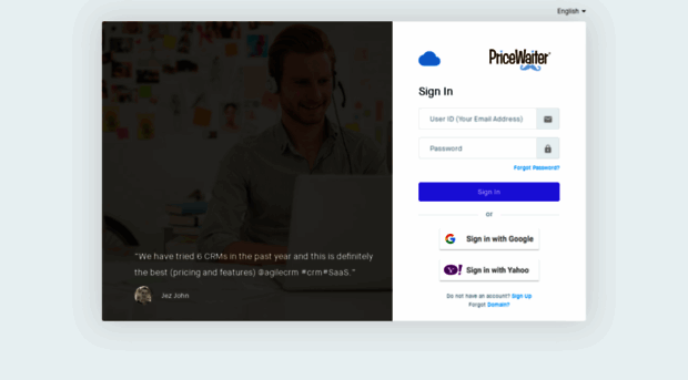 pricewaiter.agilecrm.com
