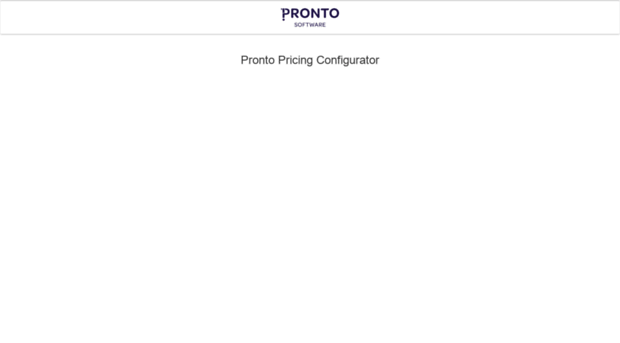 pricing.pronto.net