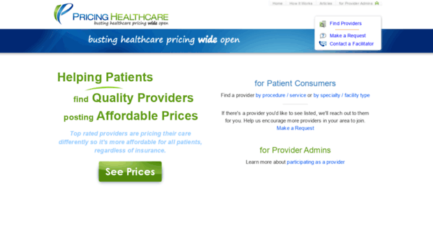 pricinghealthcare.com