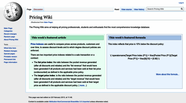 pricingwiki.org