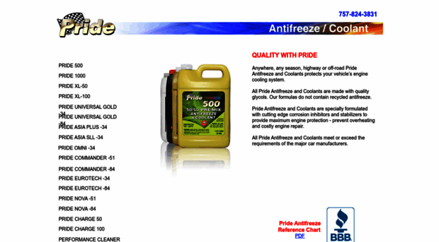 prideantifreeze.com