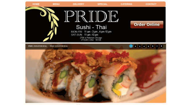 pridesushiandthai.com