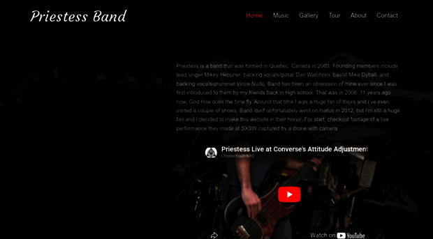 priestessband.com