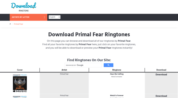 primalfear.download-ringtone.com