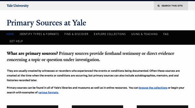 primarysources.yale.edu