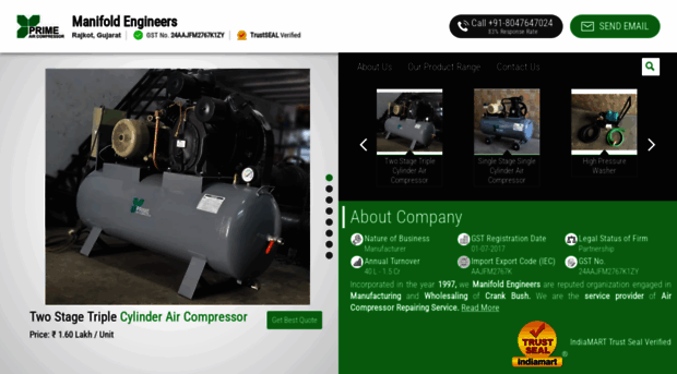 primeaircompressor.in