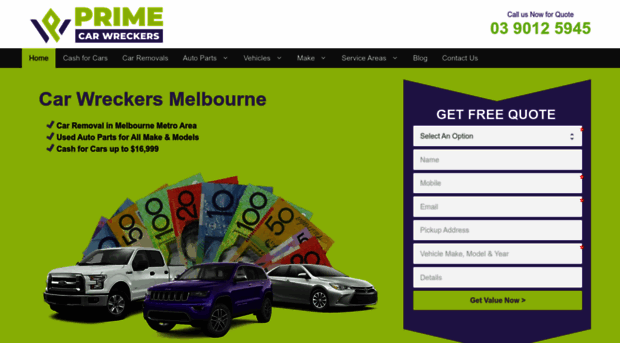 primecarwreckers.com.au