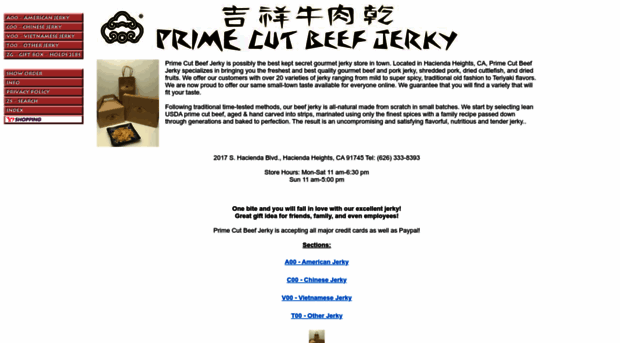 primecutbeefjerky.com