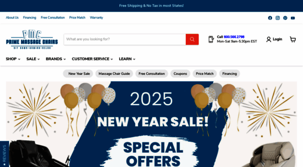 primemassagechairs.com
