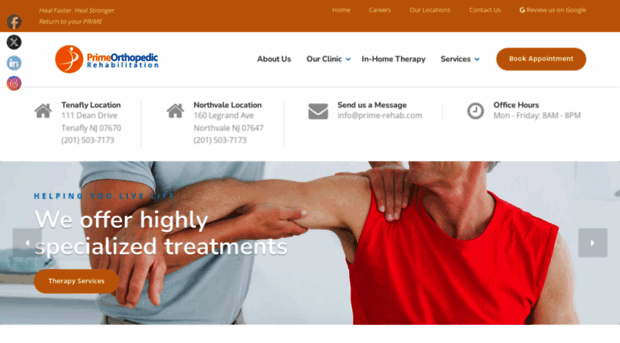 primeorthopedicrehabilitation.com