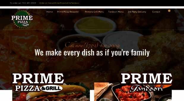 primepizzagrill.com