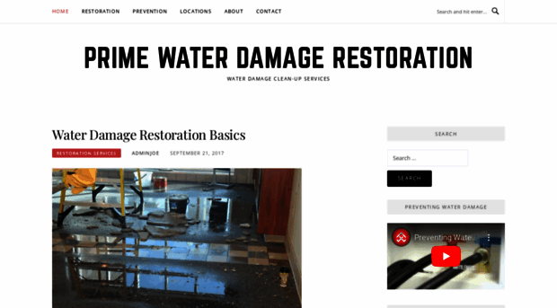 primewaterdamagerestoration.com