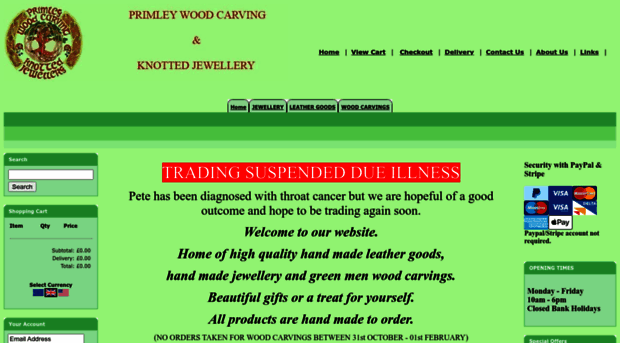 primleywoodcarving-knottedjewellery.co.uk