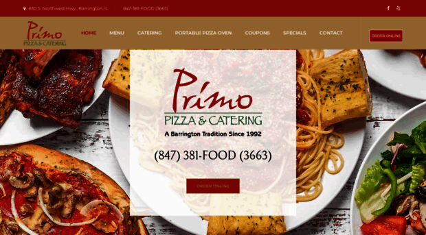 primopizzaandcatering.com